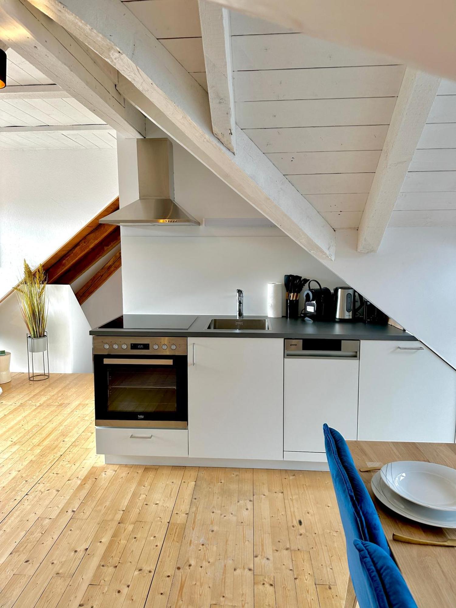 Zentrale Wohnung Mit Dachterasse Брегенц Екстериор снимка